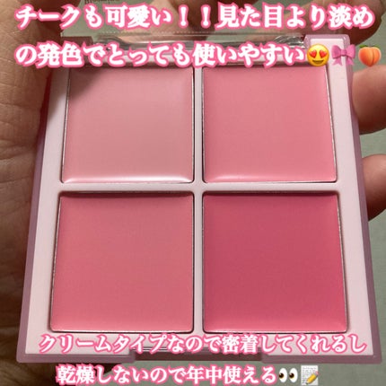 ブレンディングムードチーク/dasique/パウダーチークを使ったクチコミ(2枚目)