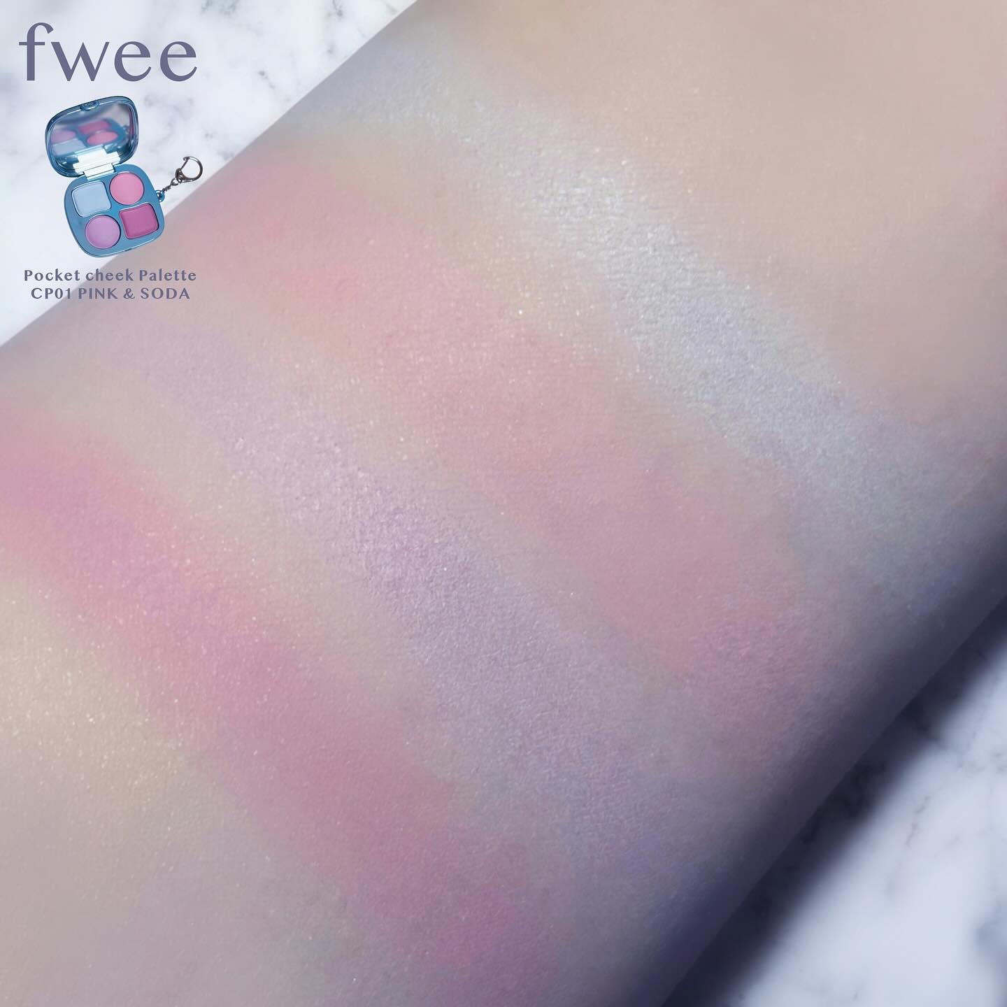 フィー ポケットアイパレット/fwee/アイシャドウパレットを使ったクチコミ（2枚目）