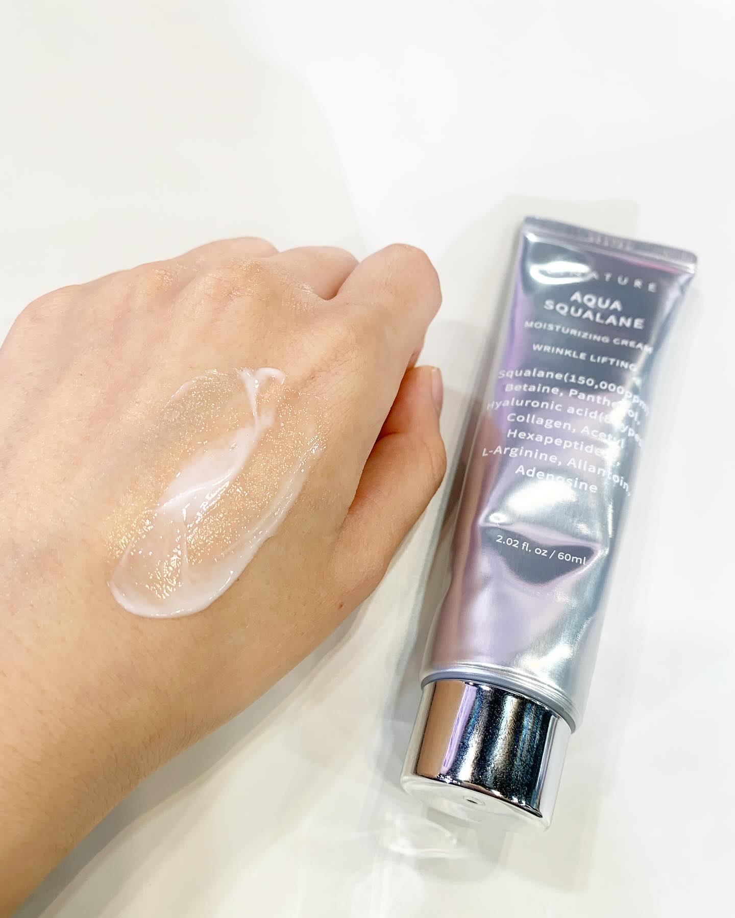 アクアスクワランモイスチャークリーム/S.NATURE/フェイスクリームを使ったクチコミ（2枚目）