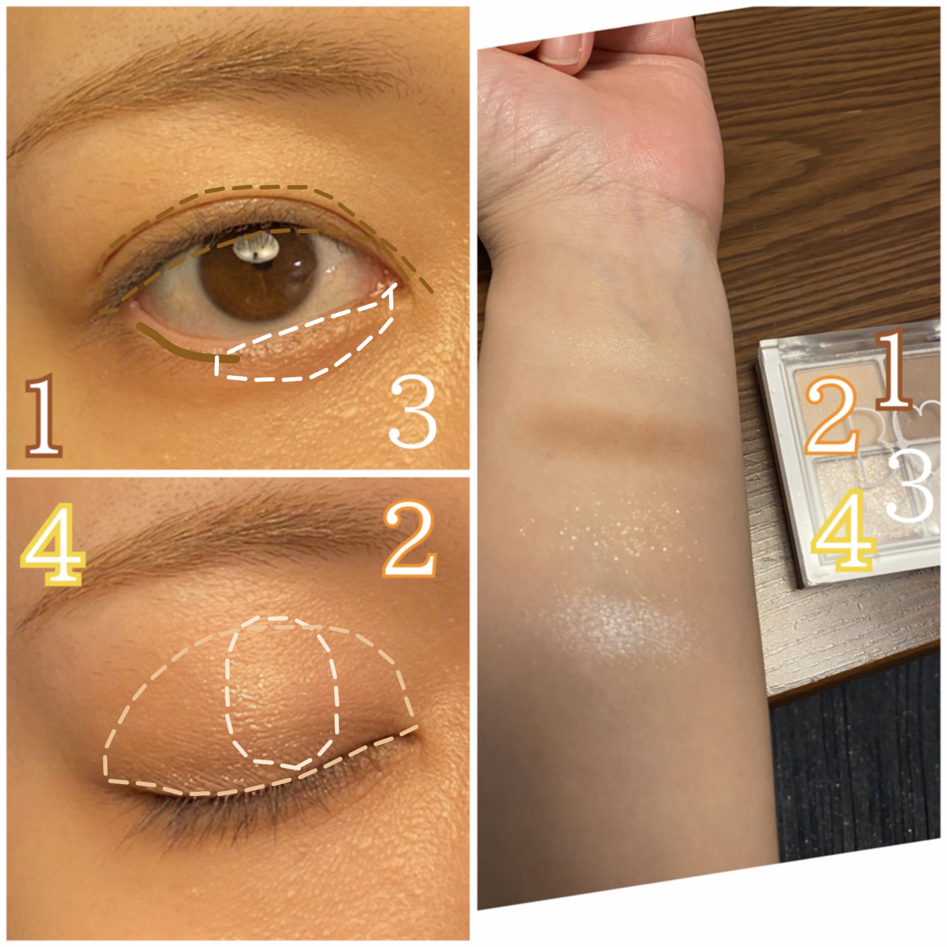 THE アイパレR/b idol/アイシャドウパレットを使ったクチコミ（3枚目）