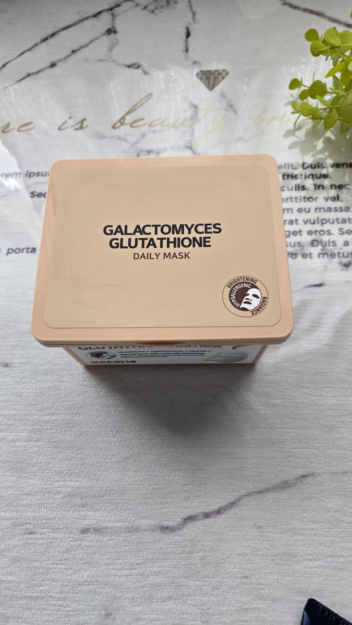 ガラクトミセス グルタチオンデイリーマスク/SOME BY MI/シートマスク・パックを使ったクチコミ（2枚目）