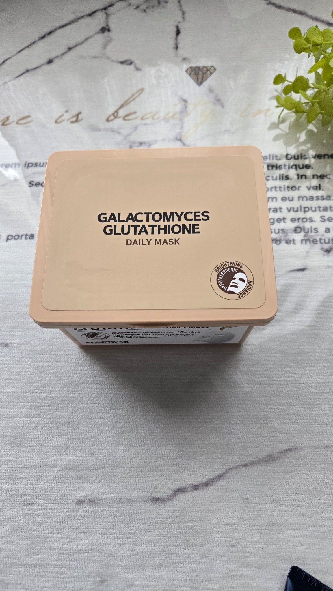 ガラクトミセス グルタチオンデイリーマスク/SOME BY MI/シートマスク・パックを使ったクチコミ(2枚目)