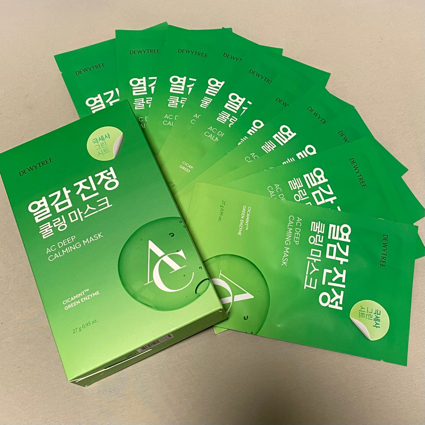 ACディープ クールカーミング マスク/DEWYTREE/シートマスク・パックを使ったクチコミ(2枚目)