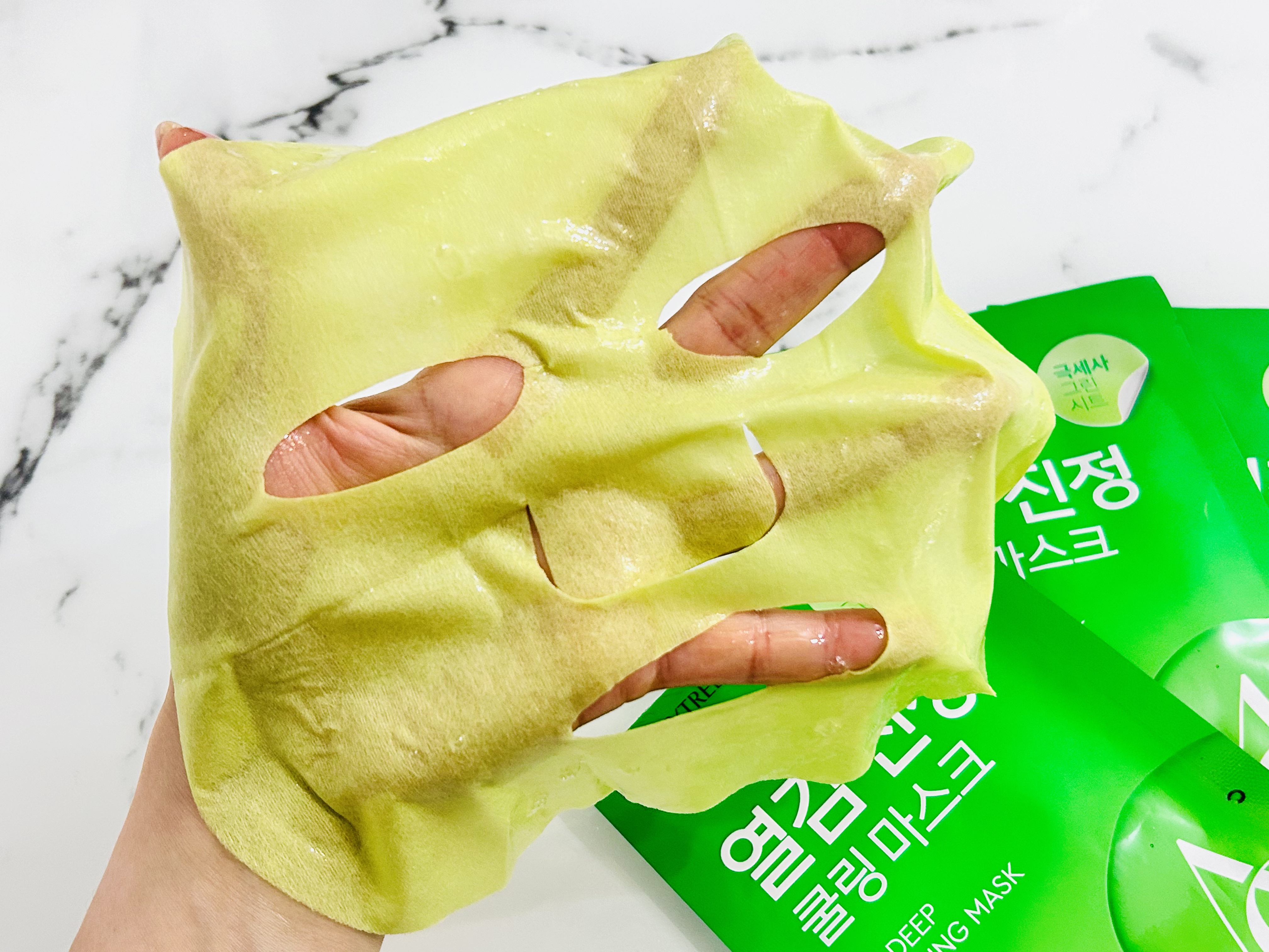 ACディープ クールカーミング マスク/DEWYTREE/シートマスク・パックを使ったクチコミ（3枚目）