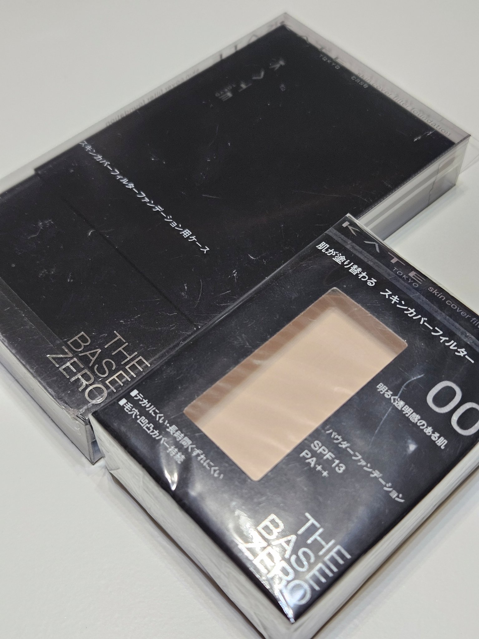 スキンカバーフィルターファンデーション/KATE/パウダーファンデーションを使ったクチコミ（2枚目）