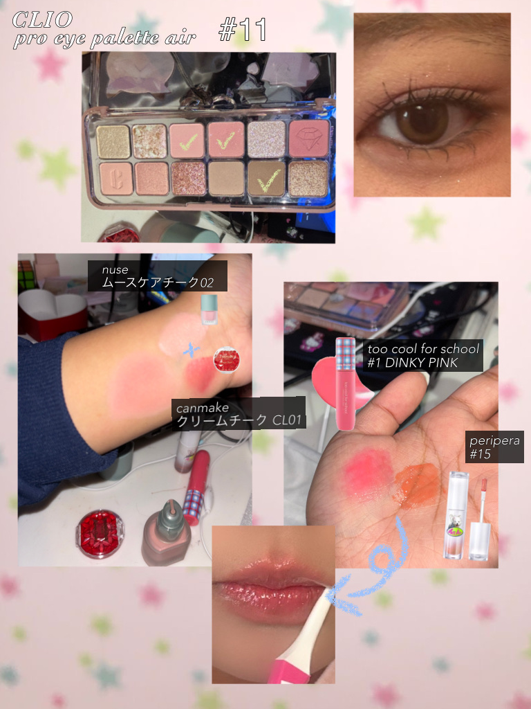 グロッシーブラスターティント #1 DINKY PINK/too cool for school/リップティントを使ったクチコミ（2枚目）