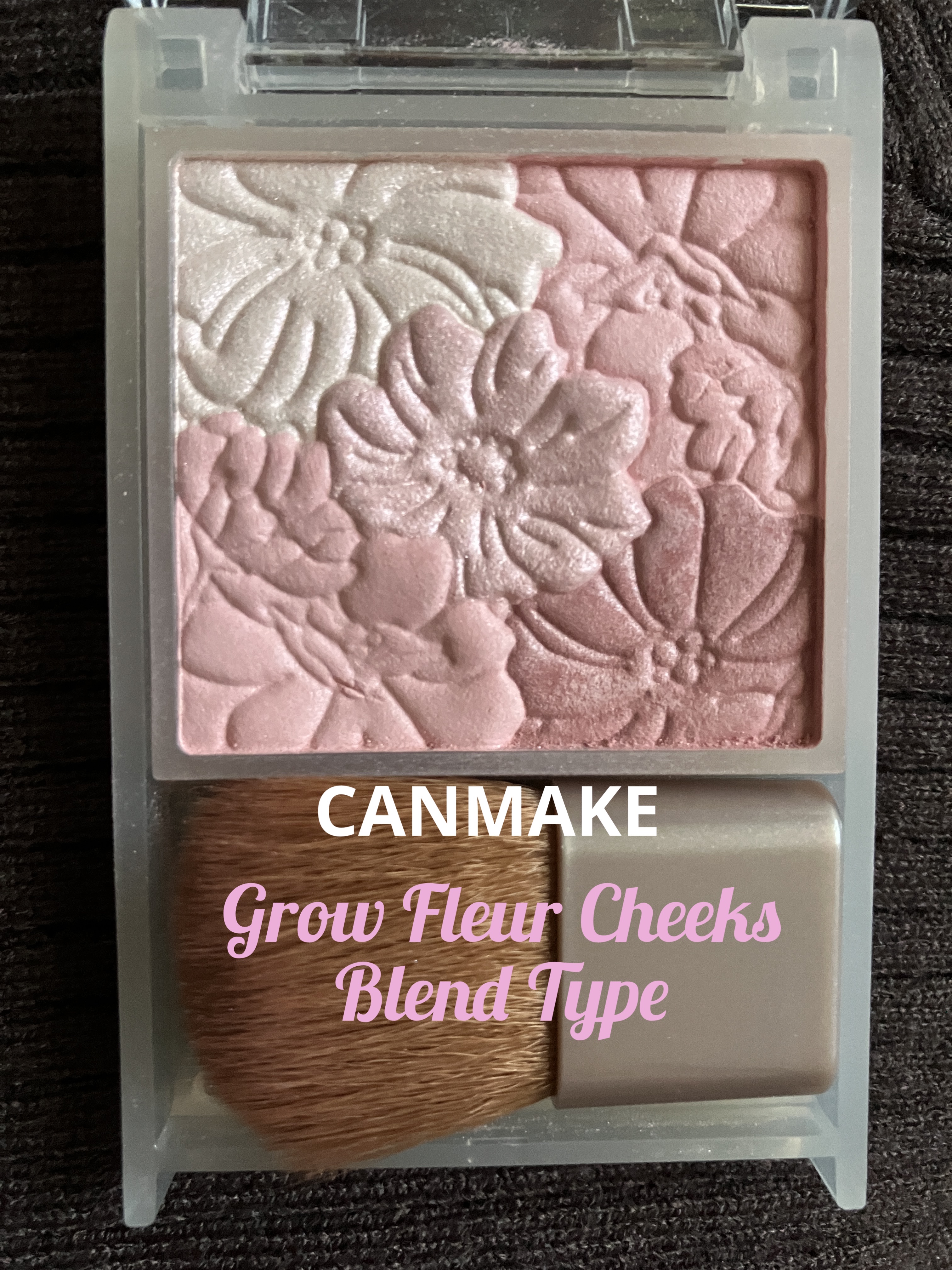 グロウフルールチークス（ブレンドタイプ） B02 ローズバレリーナ/キャンメイク/パウダーチークを使ったクチコミ（1枚目）