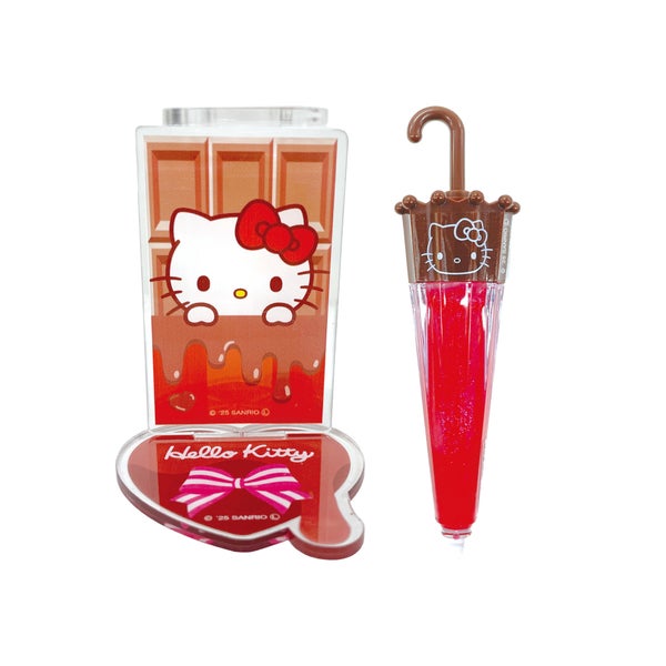 粧美堂からサンリオキャラクターズデザインの「パラソルチョコ風リップグロス」が登場!の画像