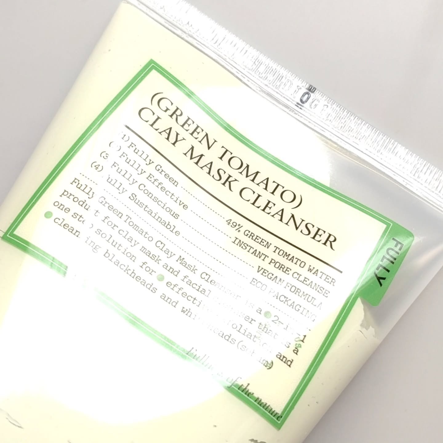 グリーントマトクレイマスククレンザー/FULLY/洗い流すパック・マスクを使ったクチコミ（3枚目）