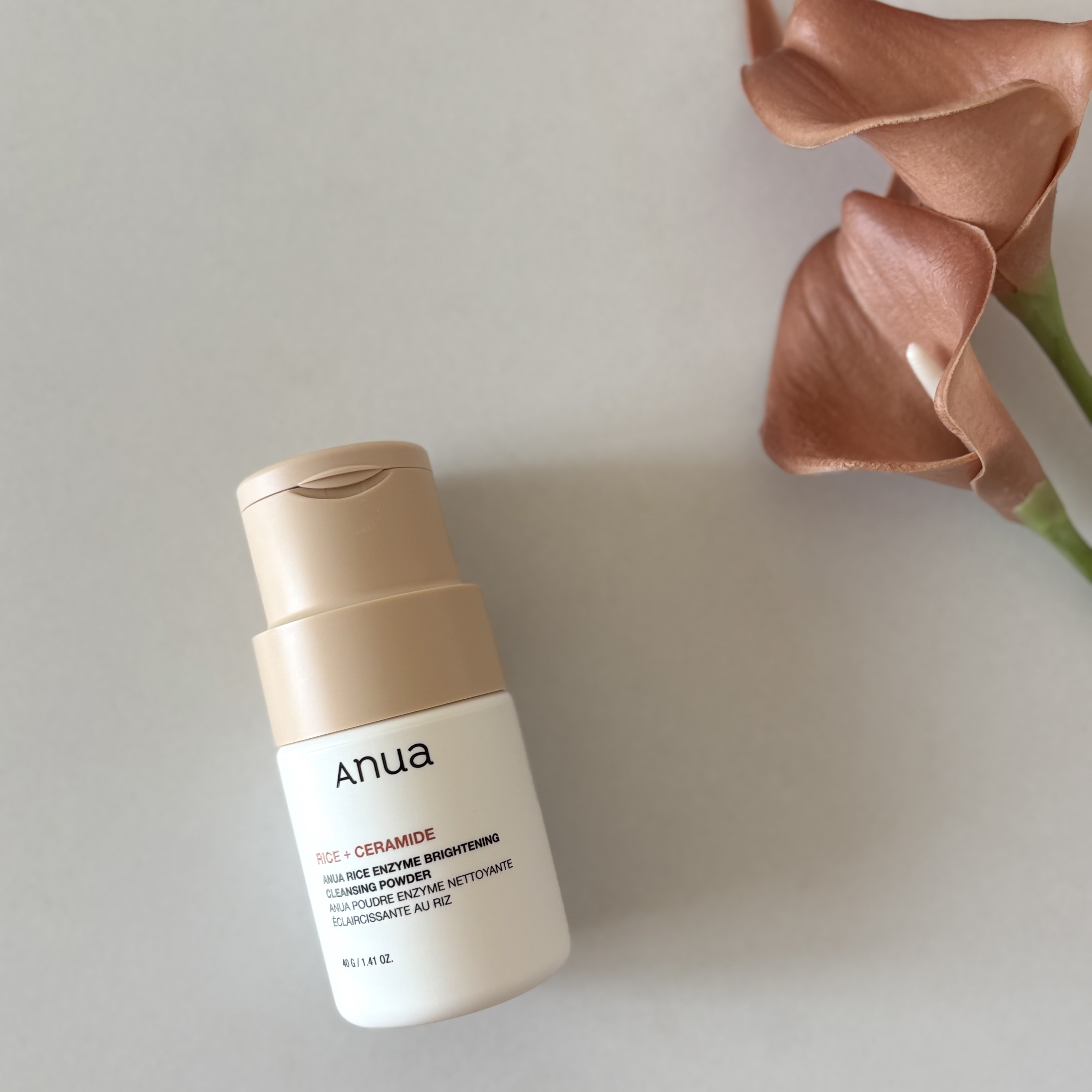 ライス ブライトニング酵素洗顔パウダー/Anua/洗顔パウダーを使ったクチコミ（1枚目）