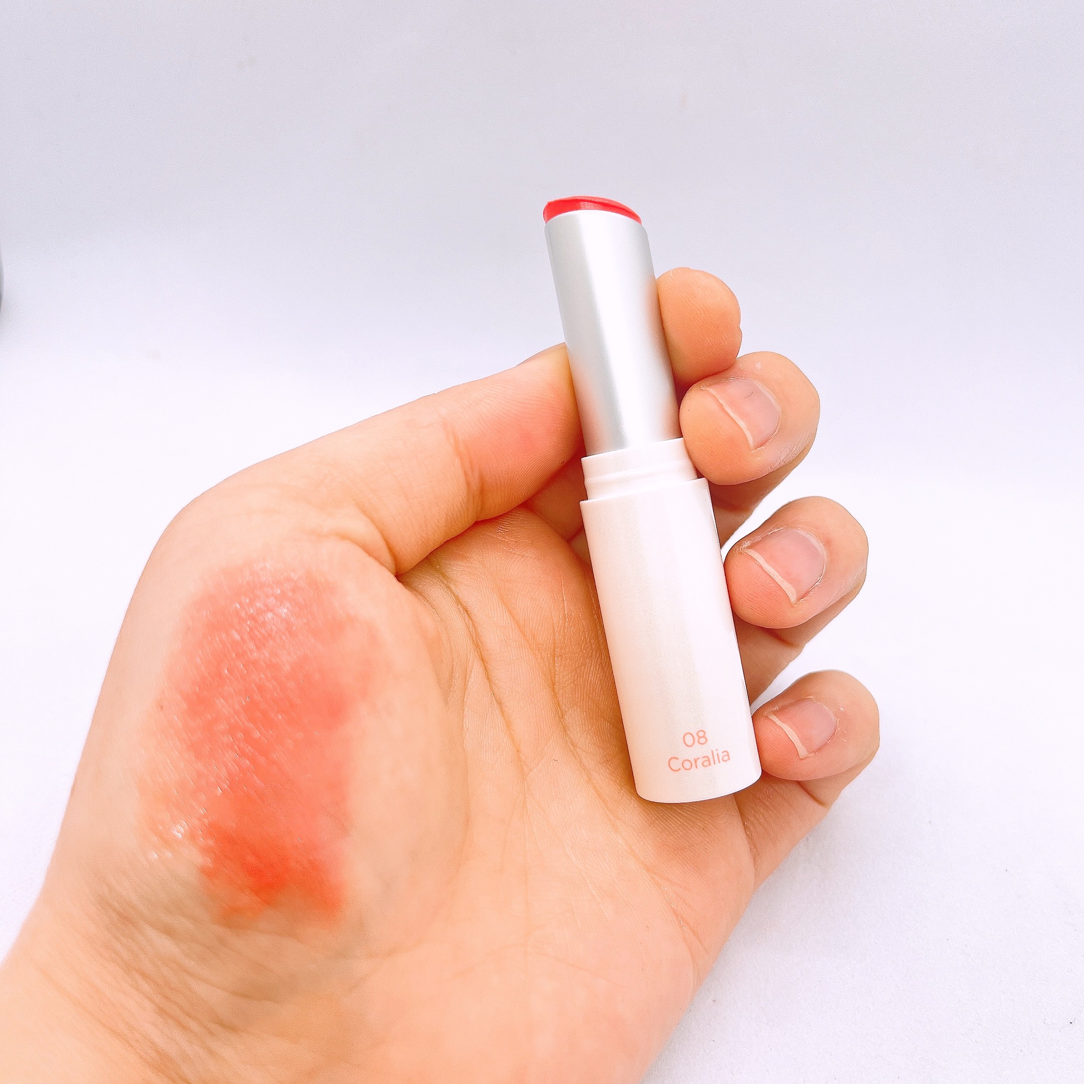 グラスティングメルティングバーム/rom&amp;nd/リップバームを使ったクチコミ（3枚目）