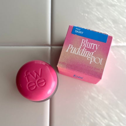 フィー リップアンドチーク ブラーリープリンポット/fwee/口紅を使ったクチコミ(2枚目)