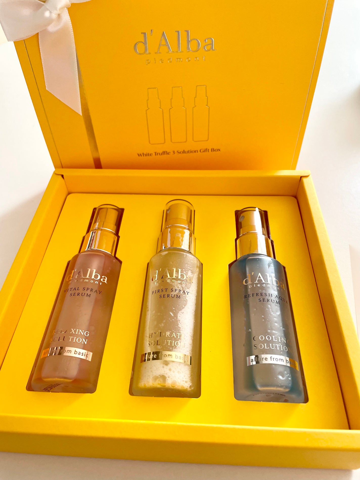 ダルバ ホワイトトリュフファーストスプレーセラム/ダルバ/ミスト状化粧水を使ったクチコミ(1枚目)