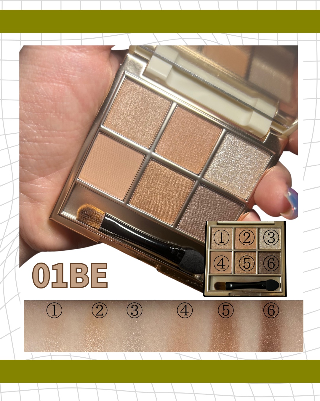 アイシャドウパレット/and us/アイシャドウパレットを使ったクチコミ（2枚目）