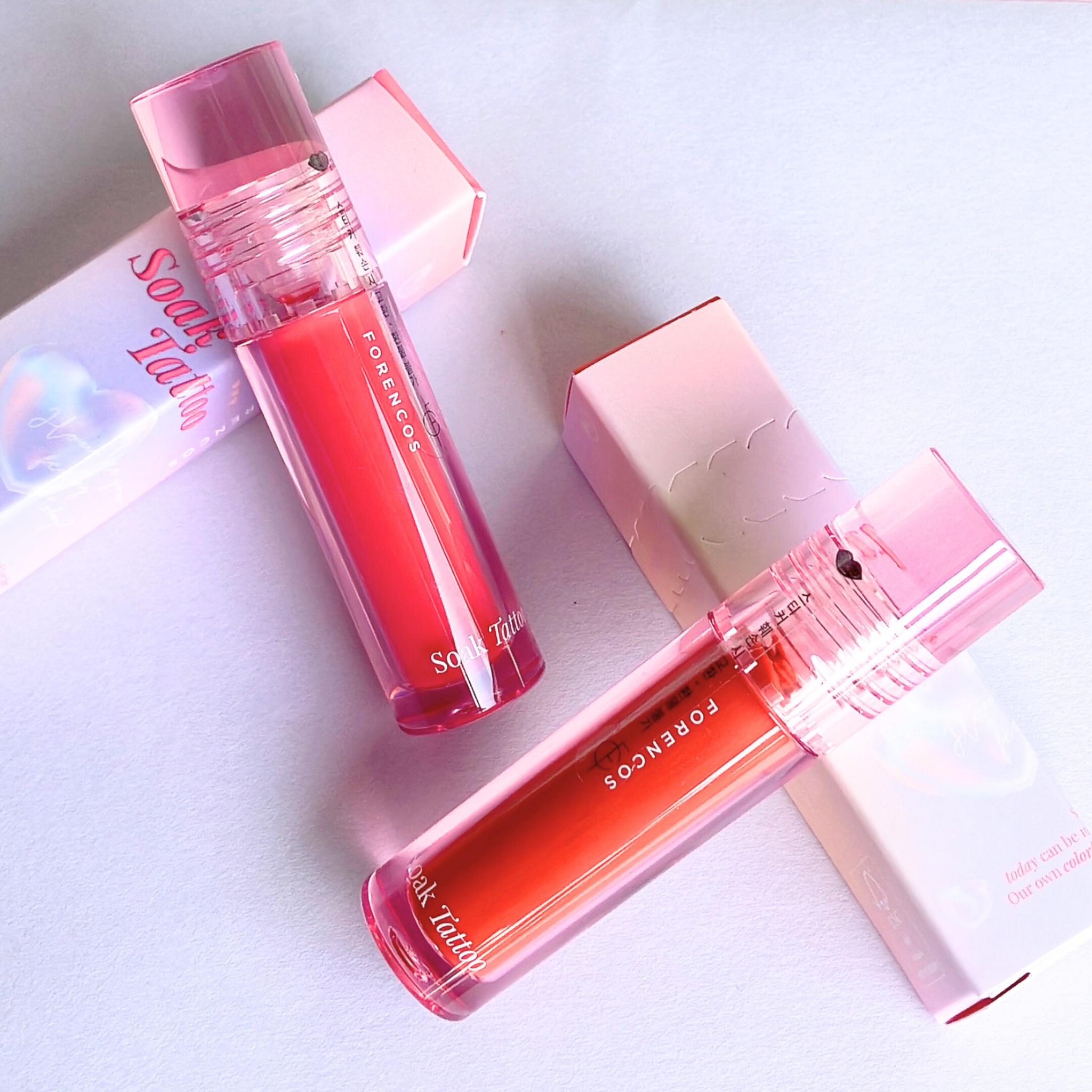 Soak Tattoo Tint/フォレンコス/リップグロスを使ったクチコミ（1枚目）