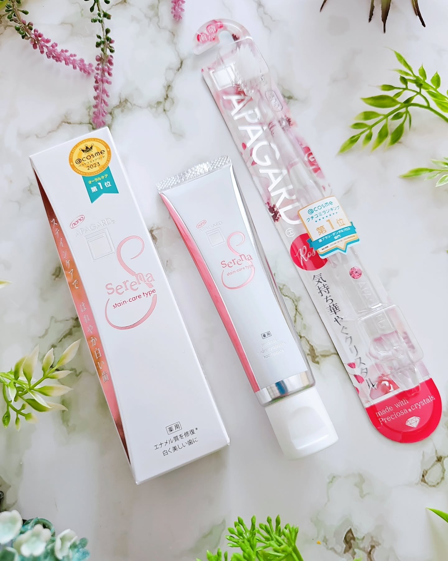 アパガードクリスタル歯ブラシ/アパガード/歯ブラシを使ったクチコミ（1枚目）