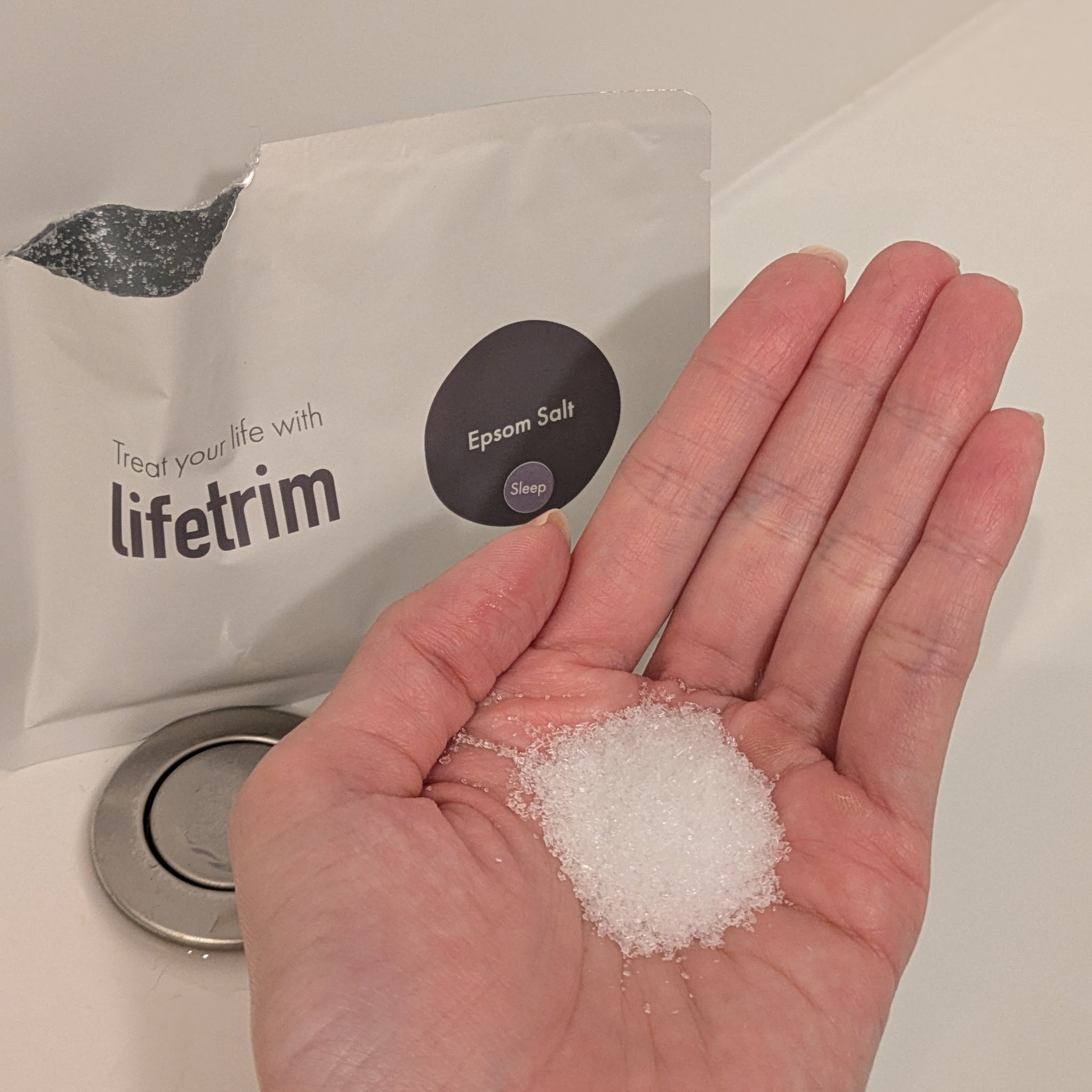 アロマエプソムソルト スリープ/ライフトリム/無機塩系入浴剤を使ったクチコミ（2枚目）