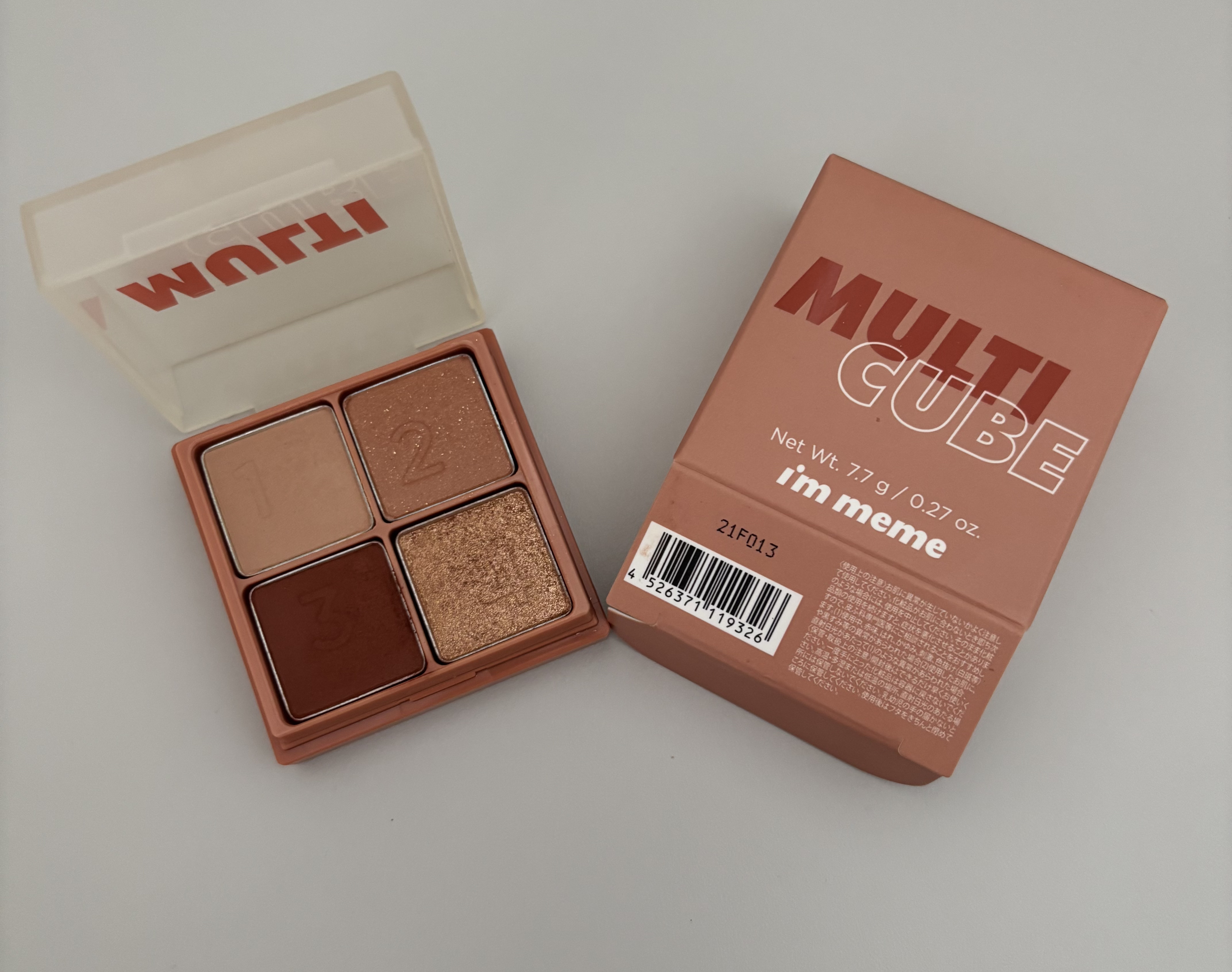 マルチキューブ/i’m meme/アイシャドウパレットを使ったクチコミ（2枚目）