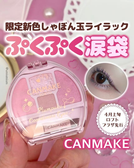 プランぷくコーデアイズ/キャンメイク/パウダーアイシャドウを使ったクチコミ(1枚目)