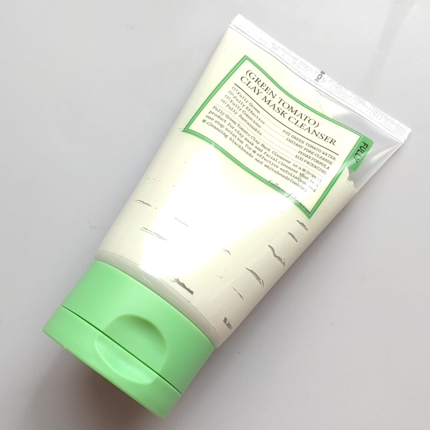 グリーントマトクレイマスククレンザー/FULLY/洗い流すパック・マスクを使ったクチコミ（2枚目）