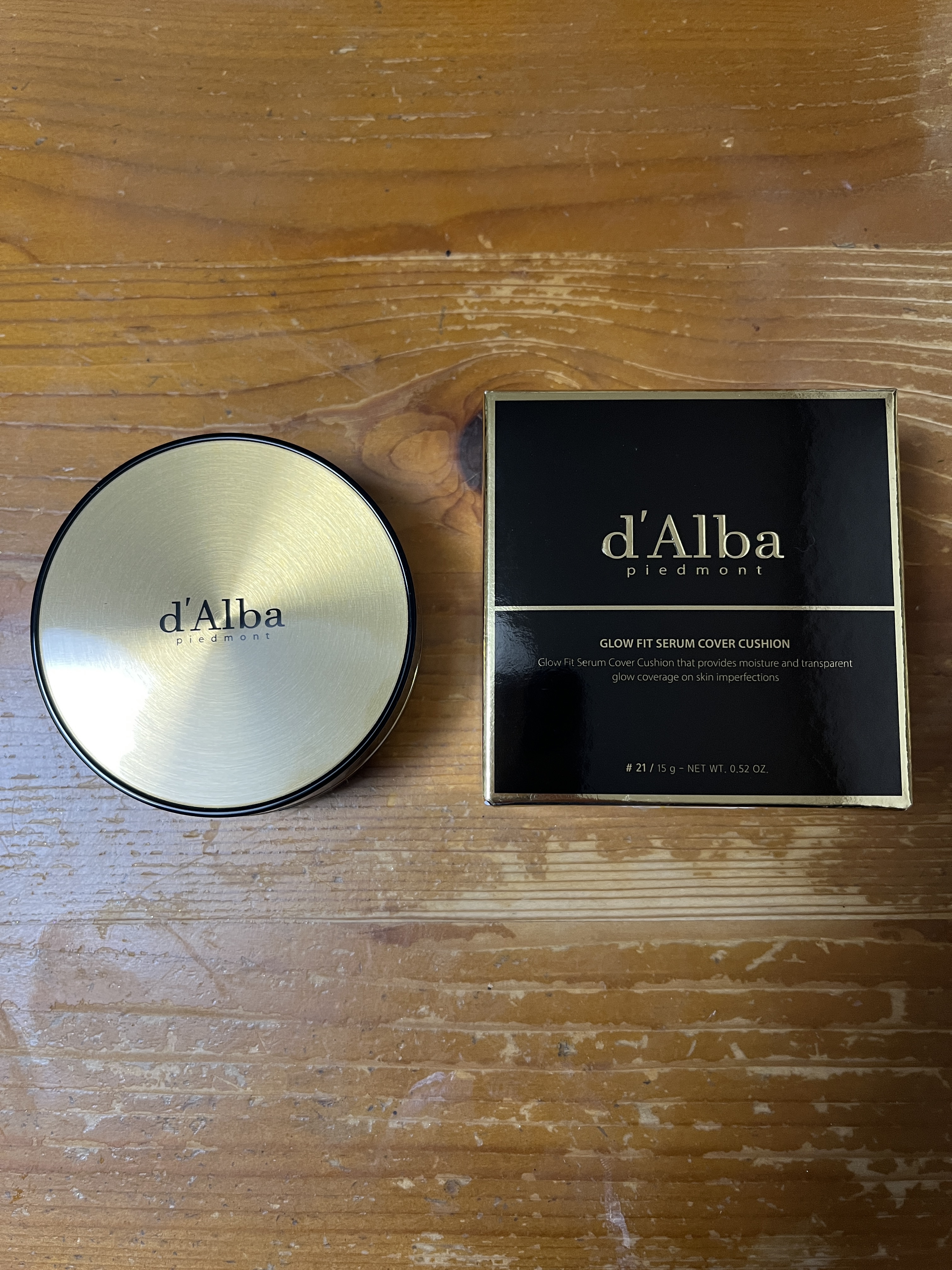 グロウフィットセラムカバークッション 21 アイボリー/ダルバ/クッションファンデーションを使ったクチコミ（1枚目）
