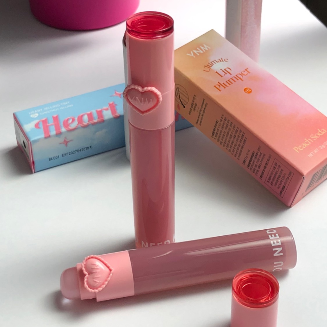 ハートゼリングティント/YNM/リップティントを使ったクチコミ（3枚目）