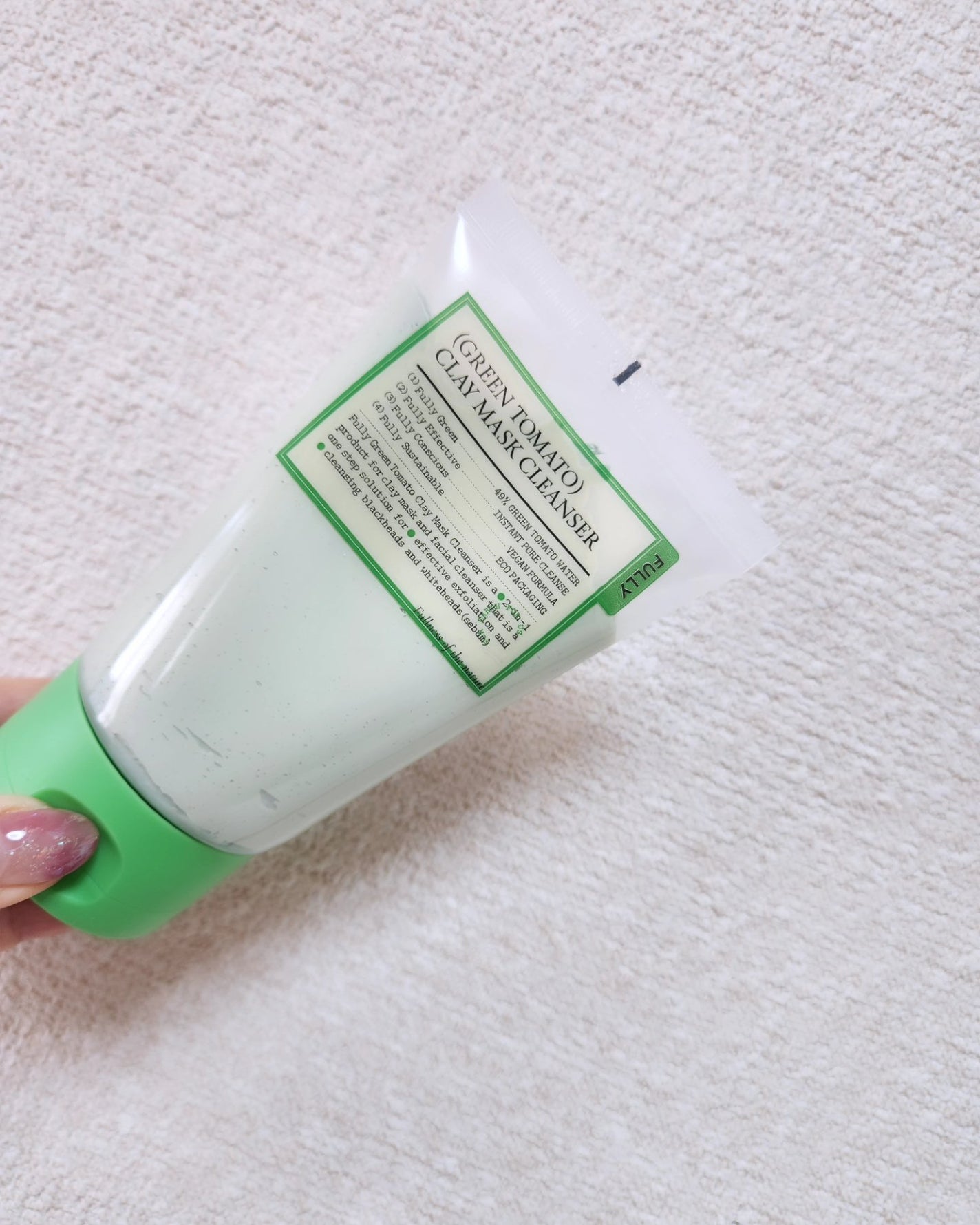 グリーントマトクレイマスククレンザー/FULLY/洗い流すパック・マスクを使ったクチコミ(3枚目)