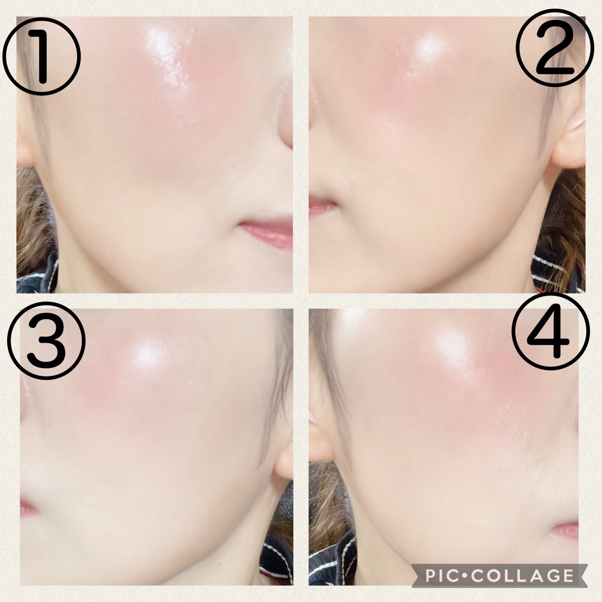 ブレンディングムードチーク/dasique/パウダーチークを使ったクチコミ（3枚目）