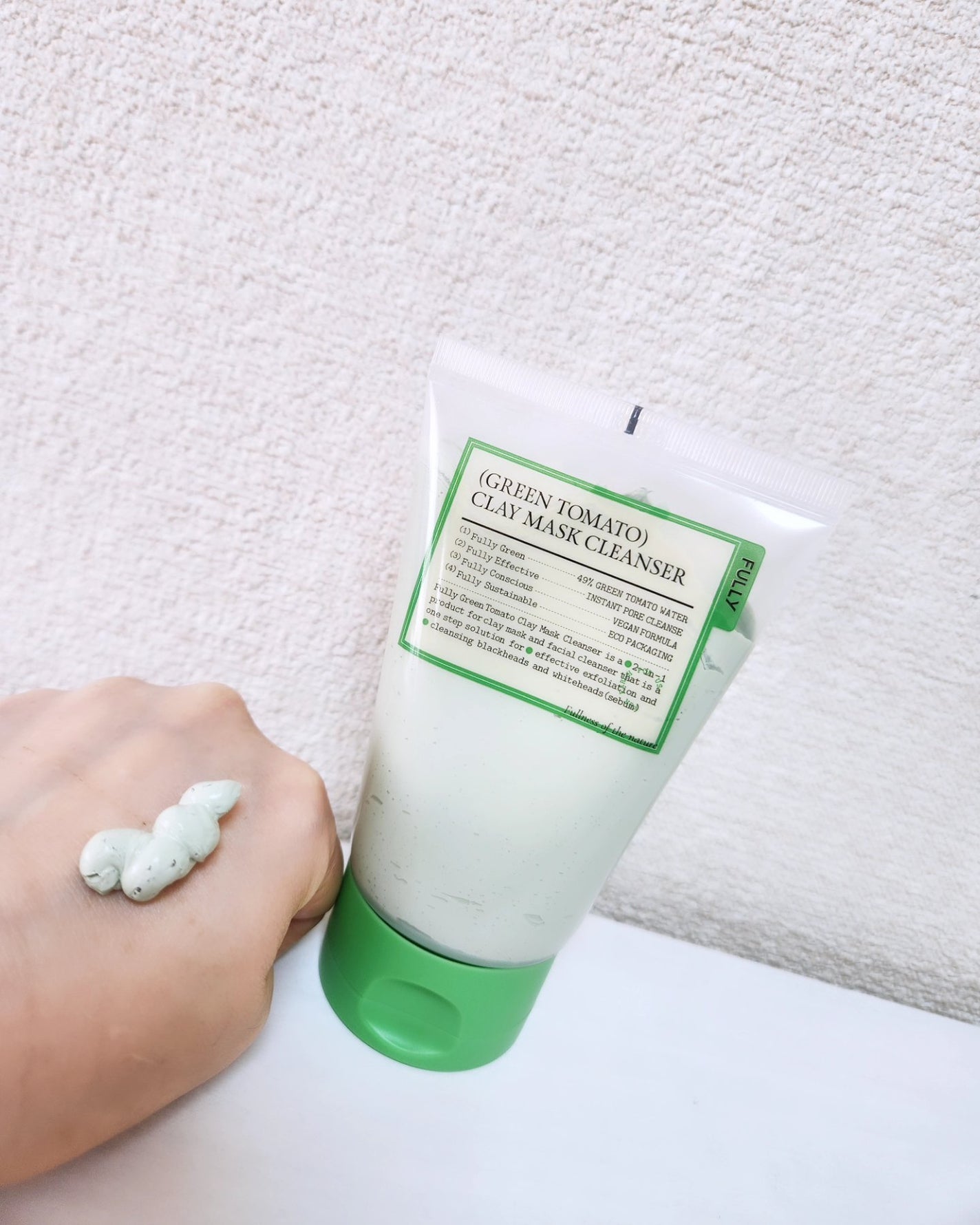 グリーントマトクレイマスククレンザー/FULLY/洗い流すパック・マスクを使ったクチコミ(4枚目)