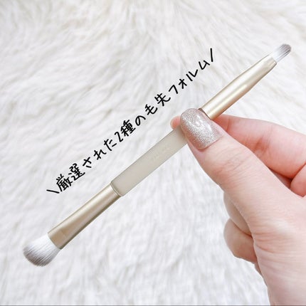 04 定番アイシャドウブラシ/Aura U/メイクブラシを使ったクチコミ(2枚目)