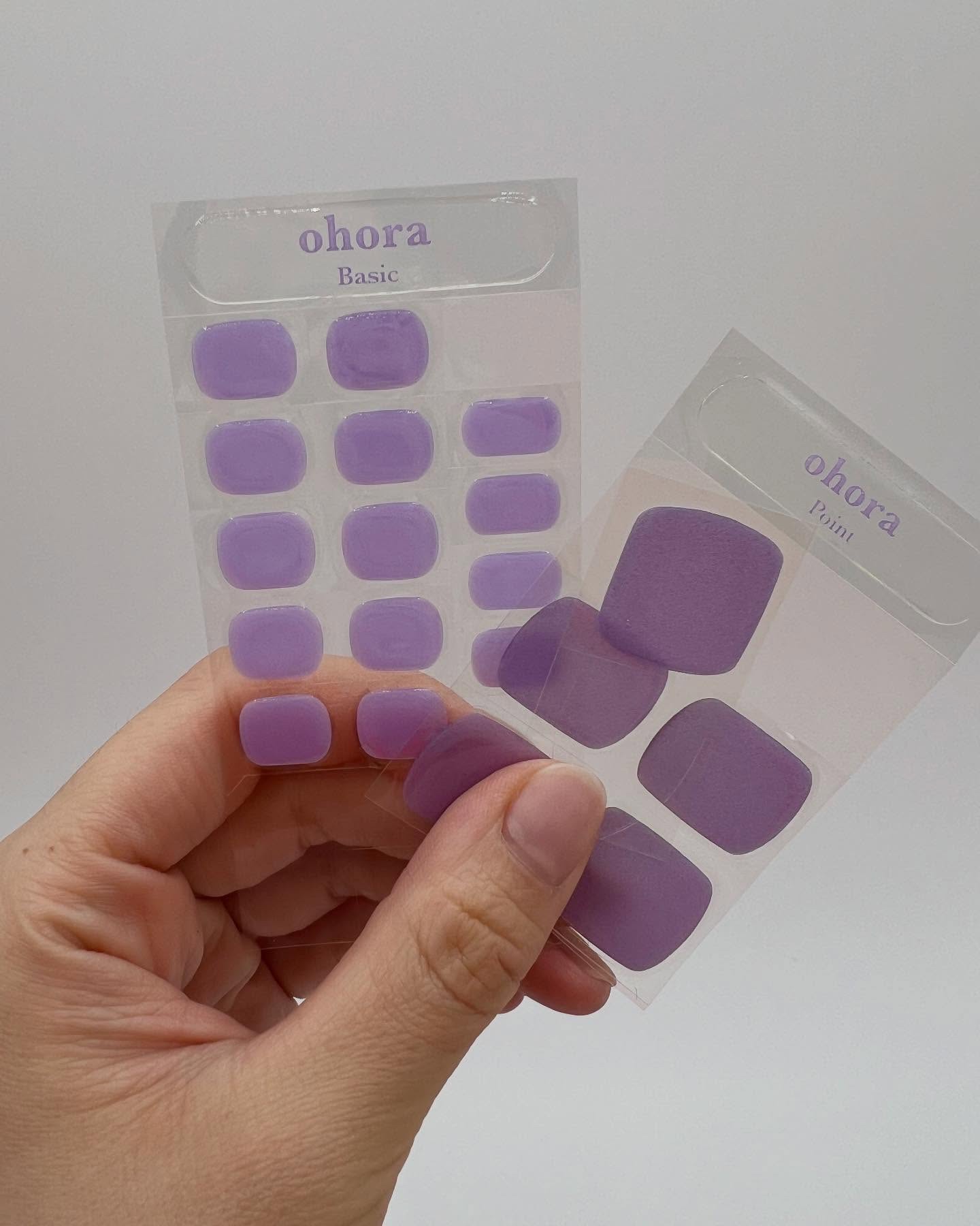 セミキュアジェルネイル(ペディキュア)/ohora/ネイルシールを使ったクチコミ（2枚目）