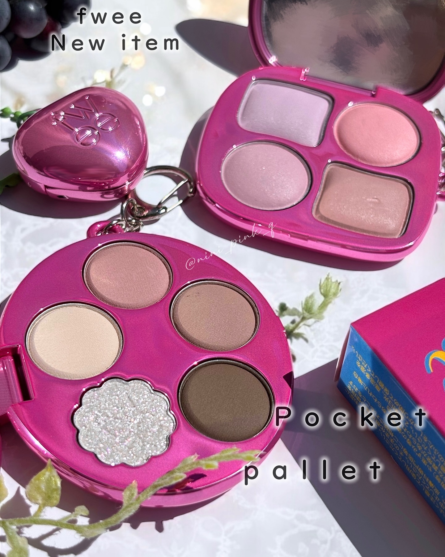 フィー ポケットアイパレット/fwee/アイシャドウパレットを使ったクチコミ（1枚目）