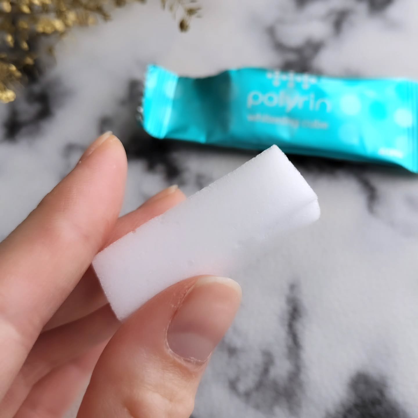 ポリリン ホワイトニングキューブ/リジェンティス/その他オーラルケアを使ったクチコミ（3枚目）