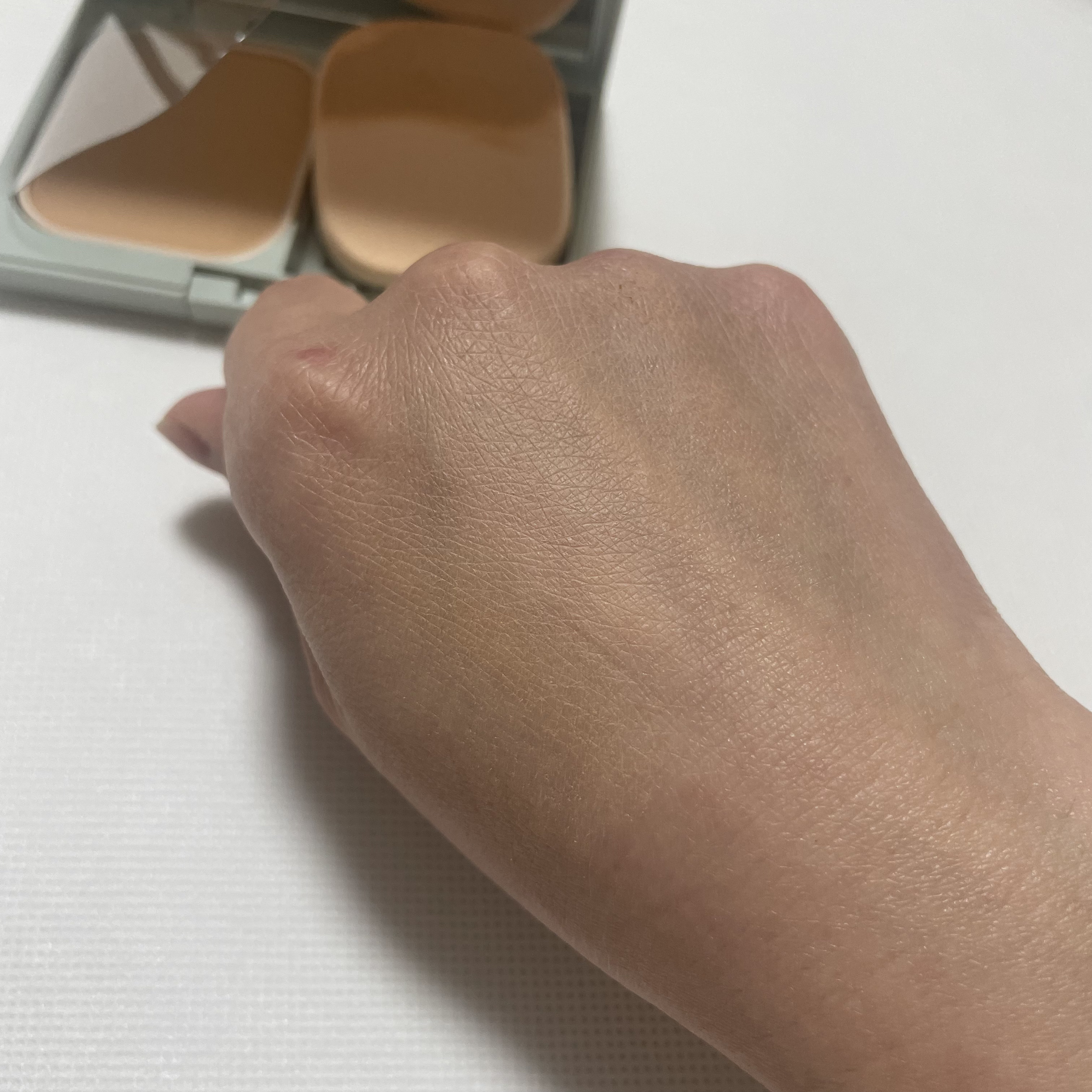 ヒトヌリカバー 耐久ファンデーション/FASIO/パウダーファンデーションを使ったクチコミ（2枚目）