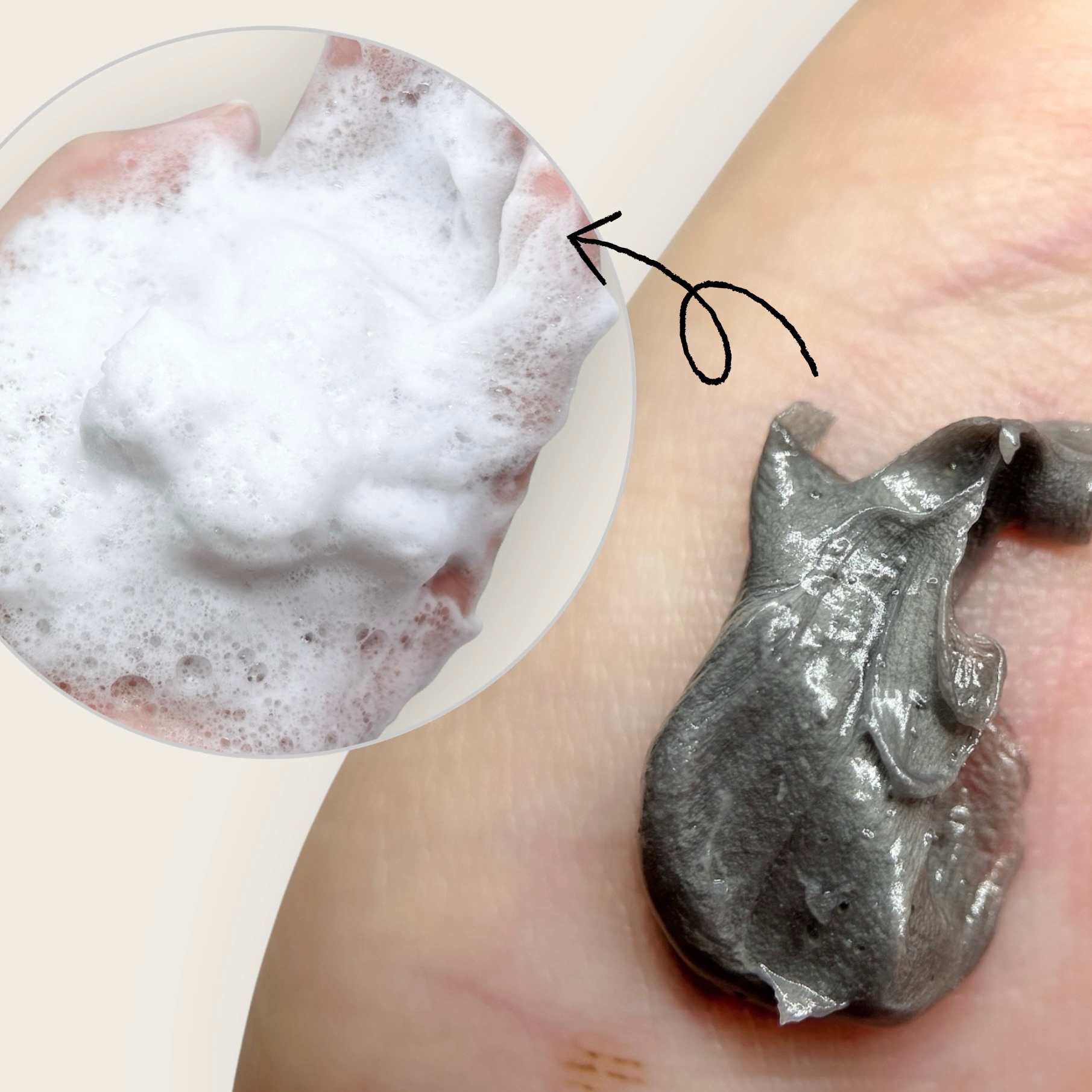 ポアクリア スクラブ ウォッシュ/ONE BY KOSE/洗顔フォームを使ったクチコミ（2枚目）