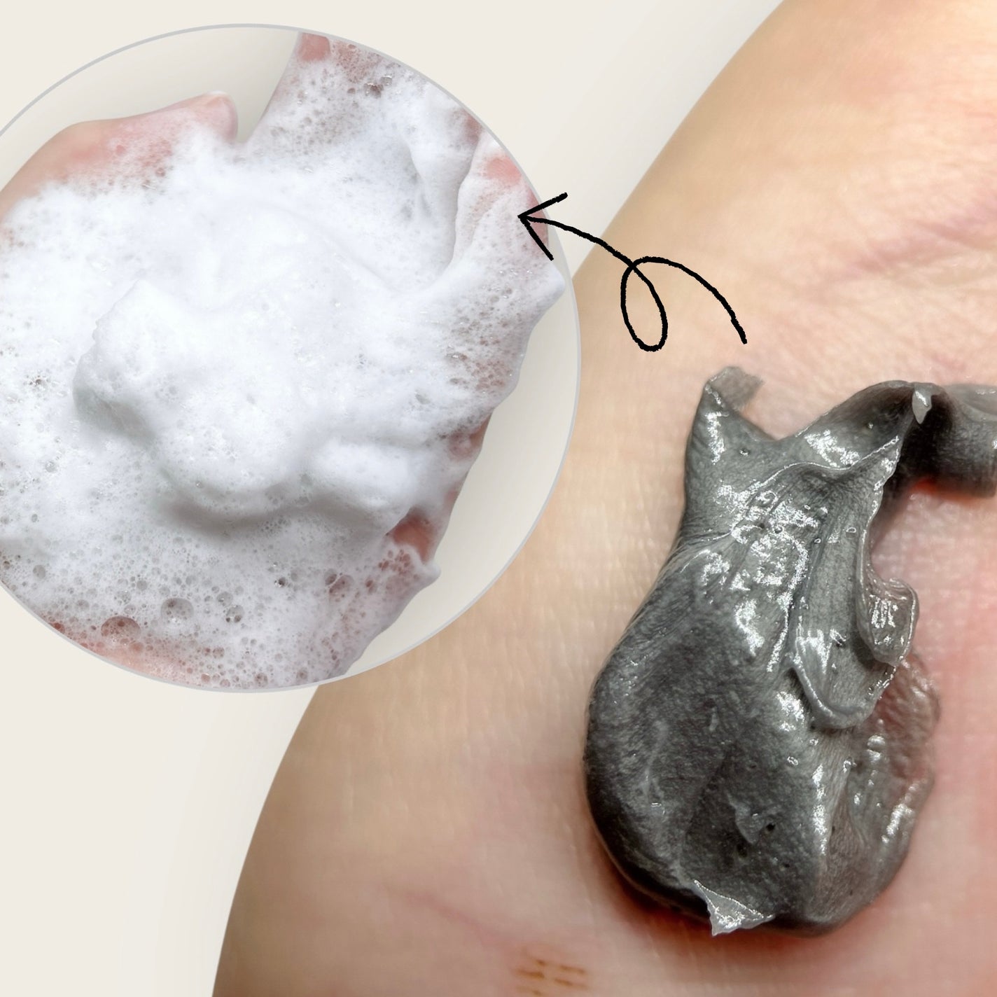 ポアクリア スクラブ ウォッシュ/ONE BY KOSE/洗顔フォームを使ったクチコミ(2枚目)