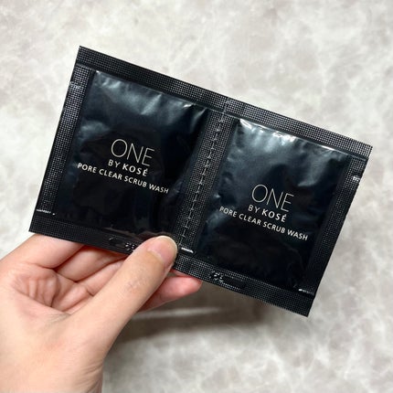 ポアクリア スクラブ ウォッシュ/ONE BY KOSE/洗顔フォームを使ったクチコミ(1枚目)