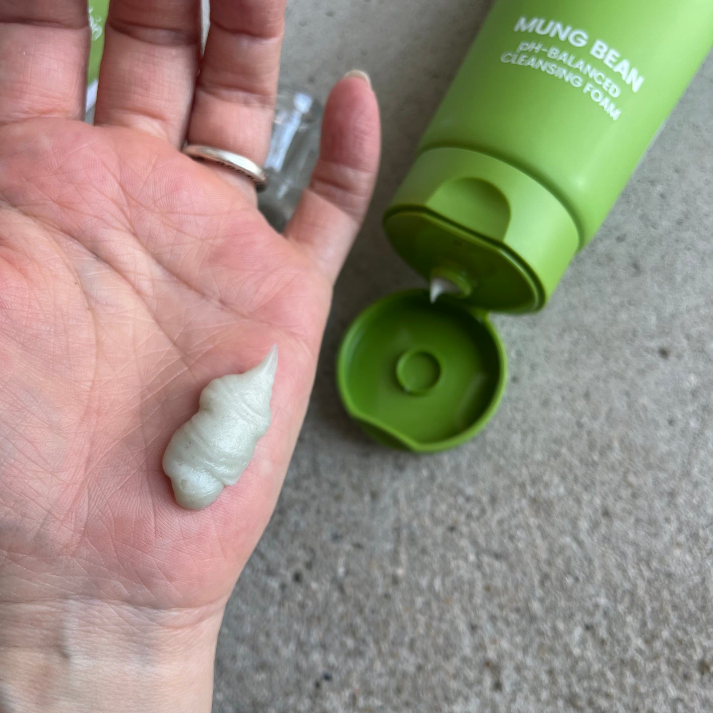 緑豆弱酸性洗顔フォーム/beplain/洗顔フォームを使ったクチコミ(2枚目)