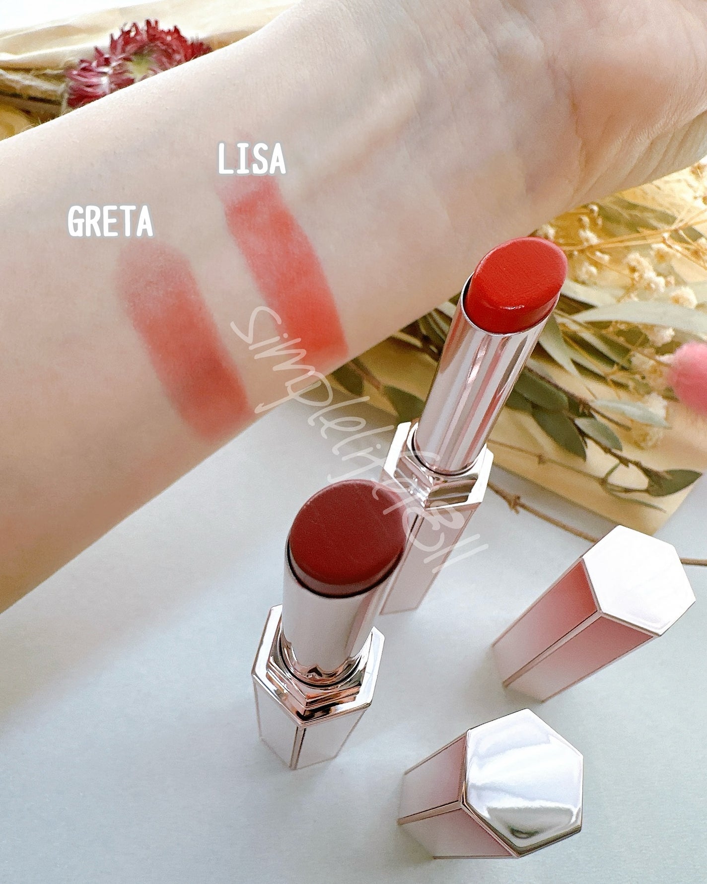 リップアルアグロウシャイン/DEAR DAHLIA/口紅を使ったクチコミ(3枚目)