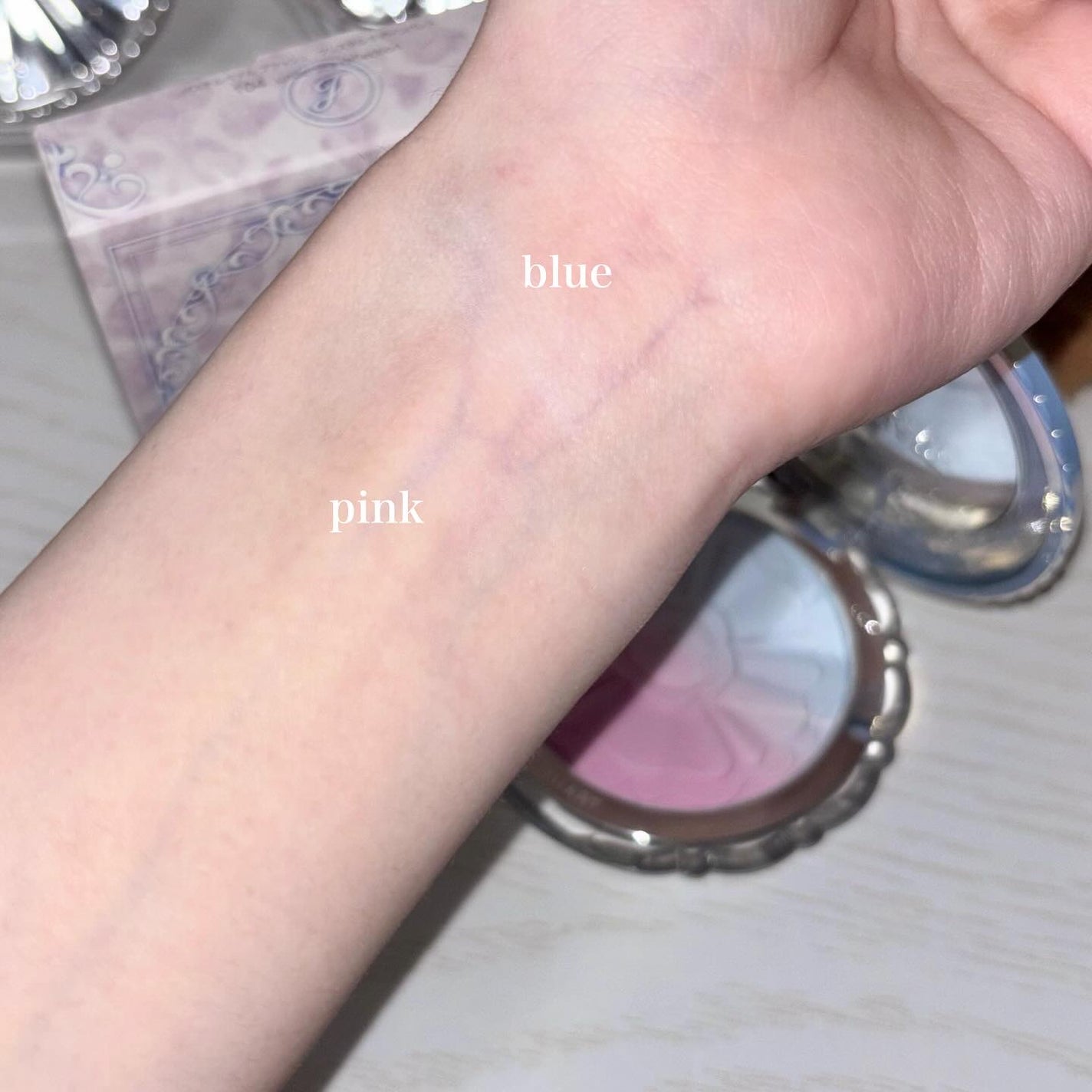 ジルスチュアート パステルペタル ブラッシュ/JILL STUART/パウダーチークを使ったクチコミ(4枚目)