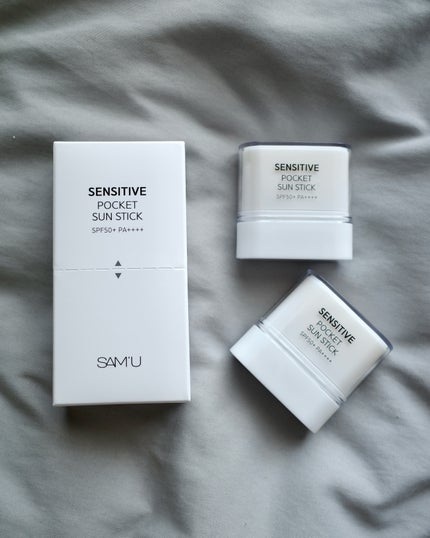 センシティブポケットサンスティック/SAM'U/日焼け止めスティックを使ったクチコミ(1枚目)
