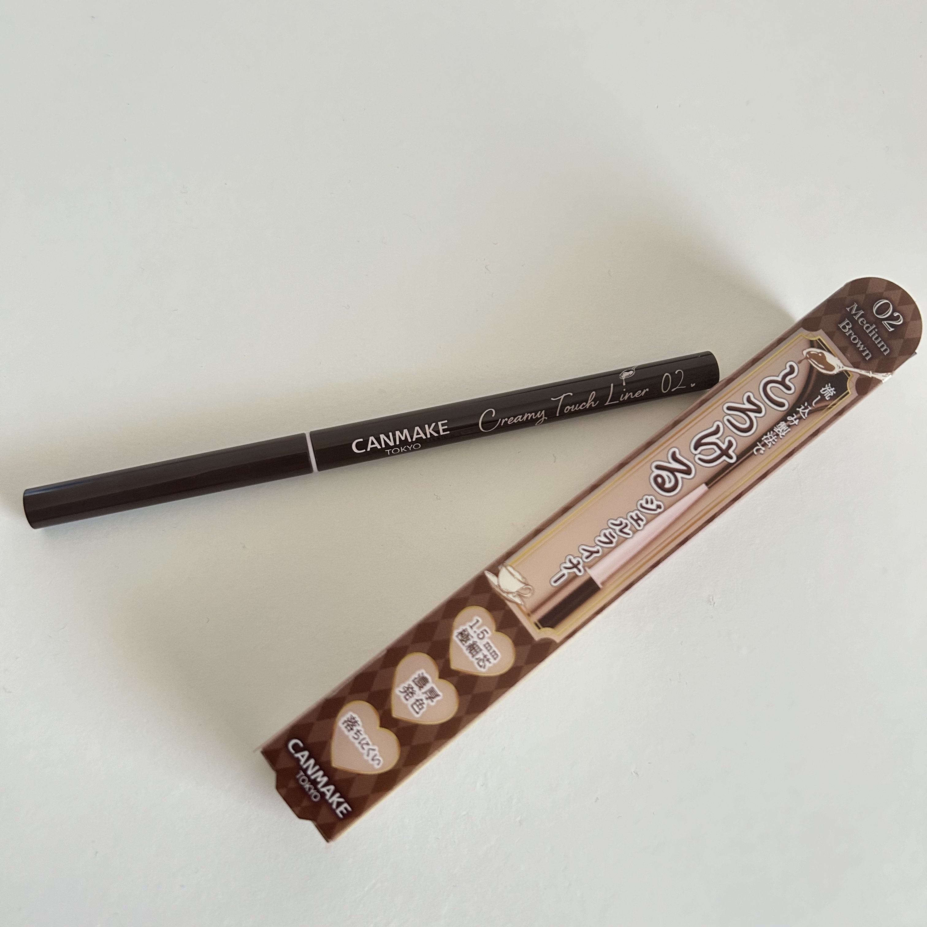 クリーミータッチライナー/キャンメイク/ジェルアイライナーを使ったクチコミ（1枚目）