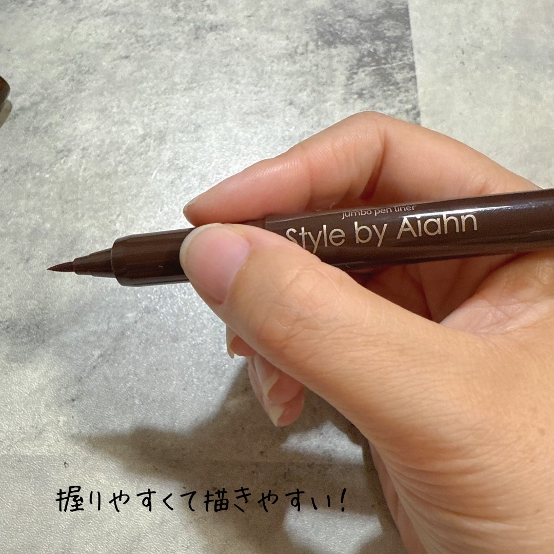 Jumbo pen liner/Style by Aiahn/ペンシルアイライナーを使ったクチコミ(3枚目)
