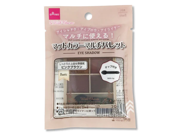 &. Wチャーム アイシャドウマットカラーマルチパレット DAISO