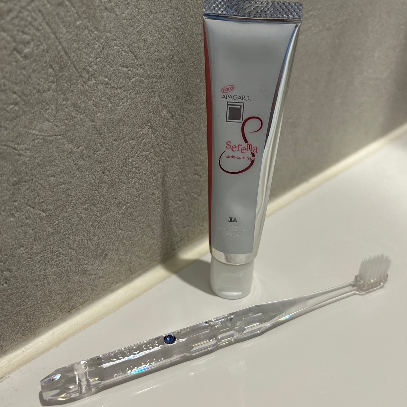 アパガードクリスタル歯ブラシ/アパガード/歯ブラシを使ったクチコミ(1枚目)