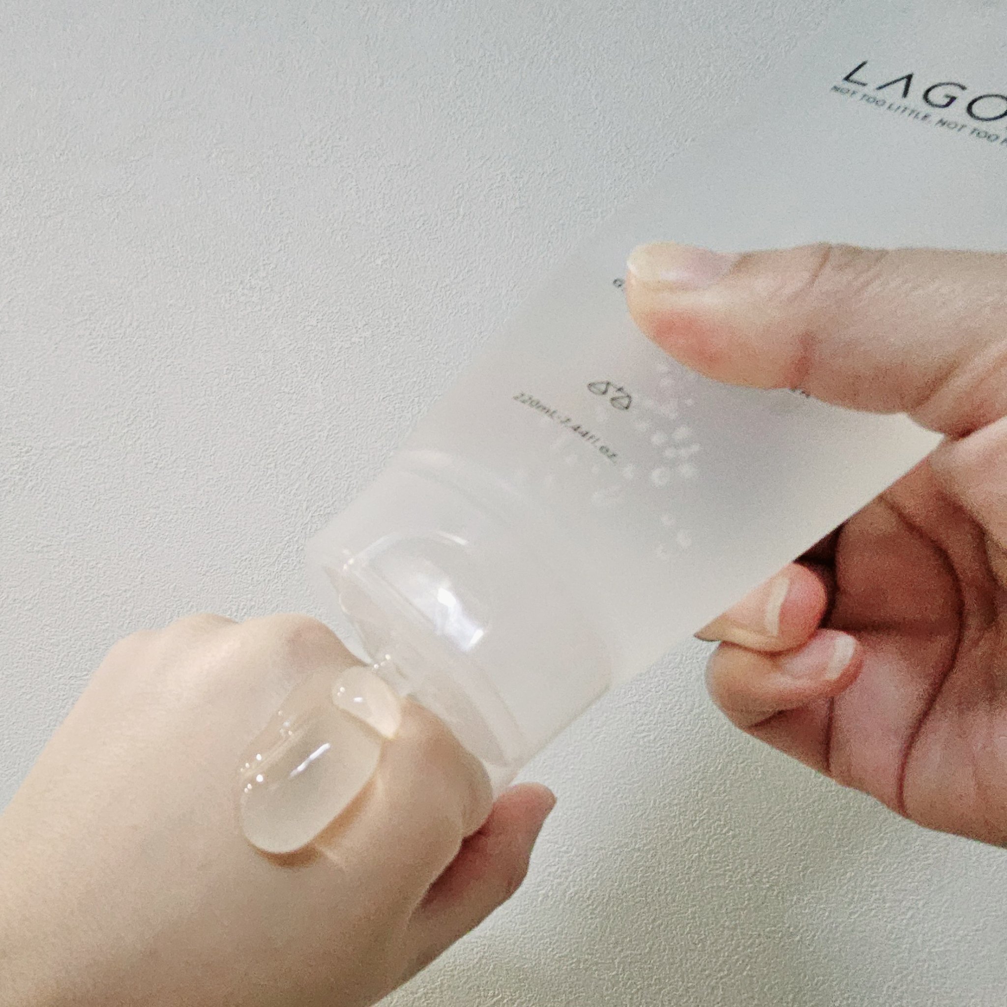 ラゴム ジェルトゥウォーター クレンザー(朝用洗顔)/LAGOM /その他洗顔料を使ったクチコミ（2枚目）