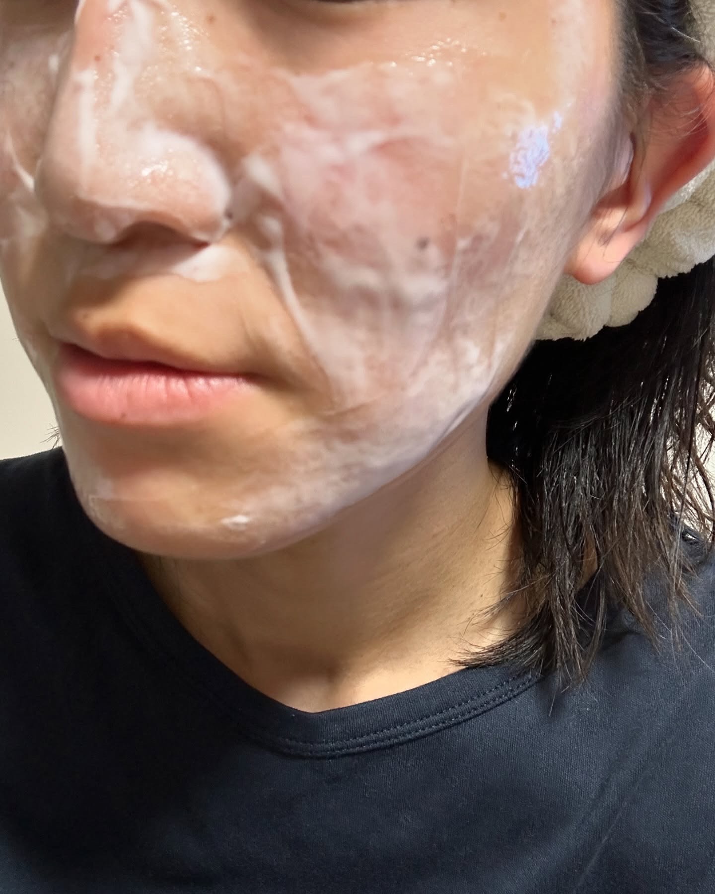 塗るマスクパック低分子コラーゲンマスク /Veganifect/洗い流すパック・マスクを使ったクチコミ（2枚目）