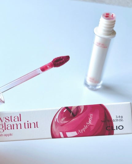 クリスタル グラム ティント 18 FRESH APPLE/CLIO/リップティントを使ったクチコミ(3枚目)