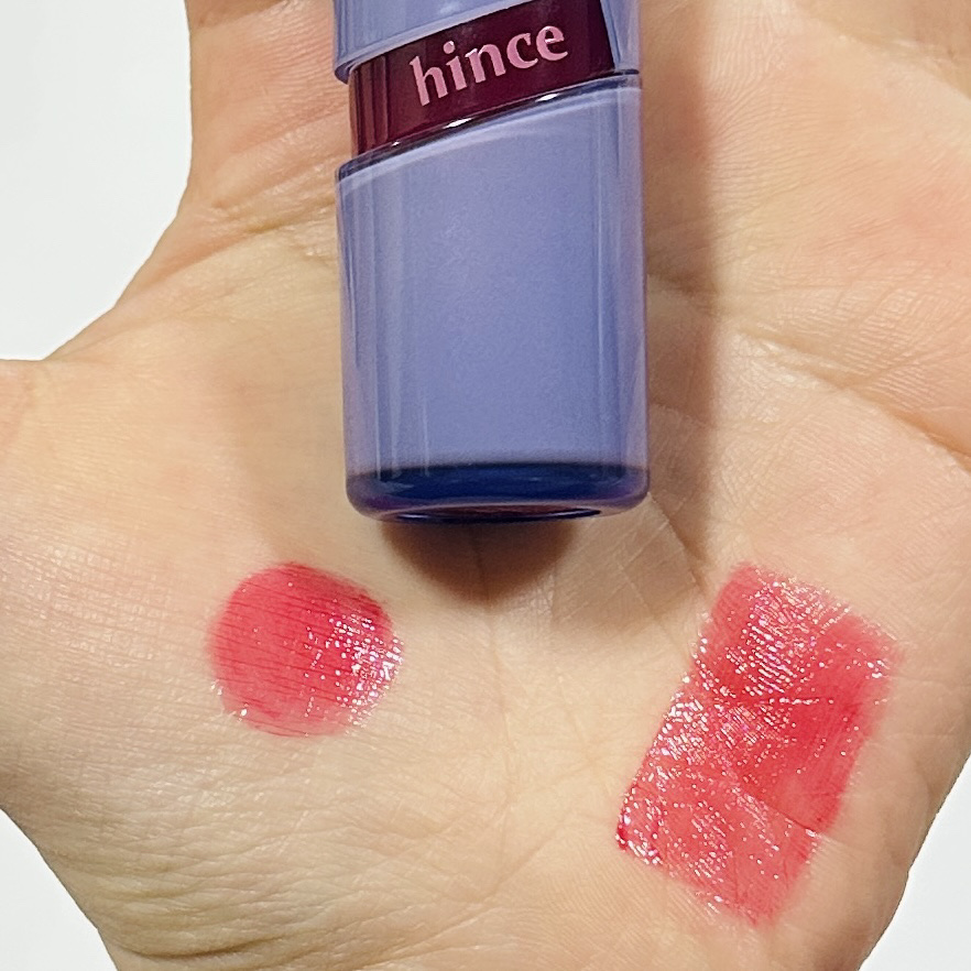 ロウグロウジェルティント R010 ロウ・チェリー/hince/リップティントを使ったクチコミ（2枚目）
