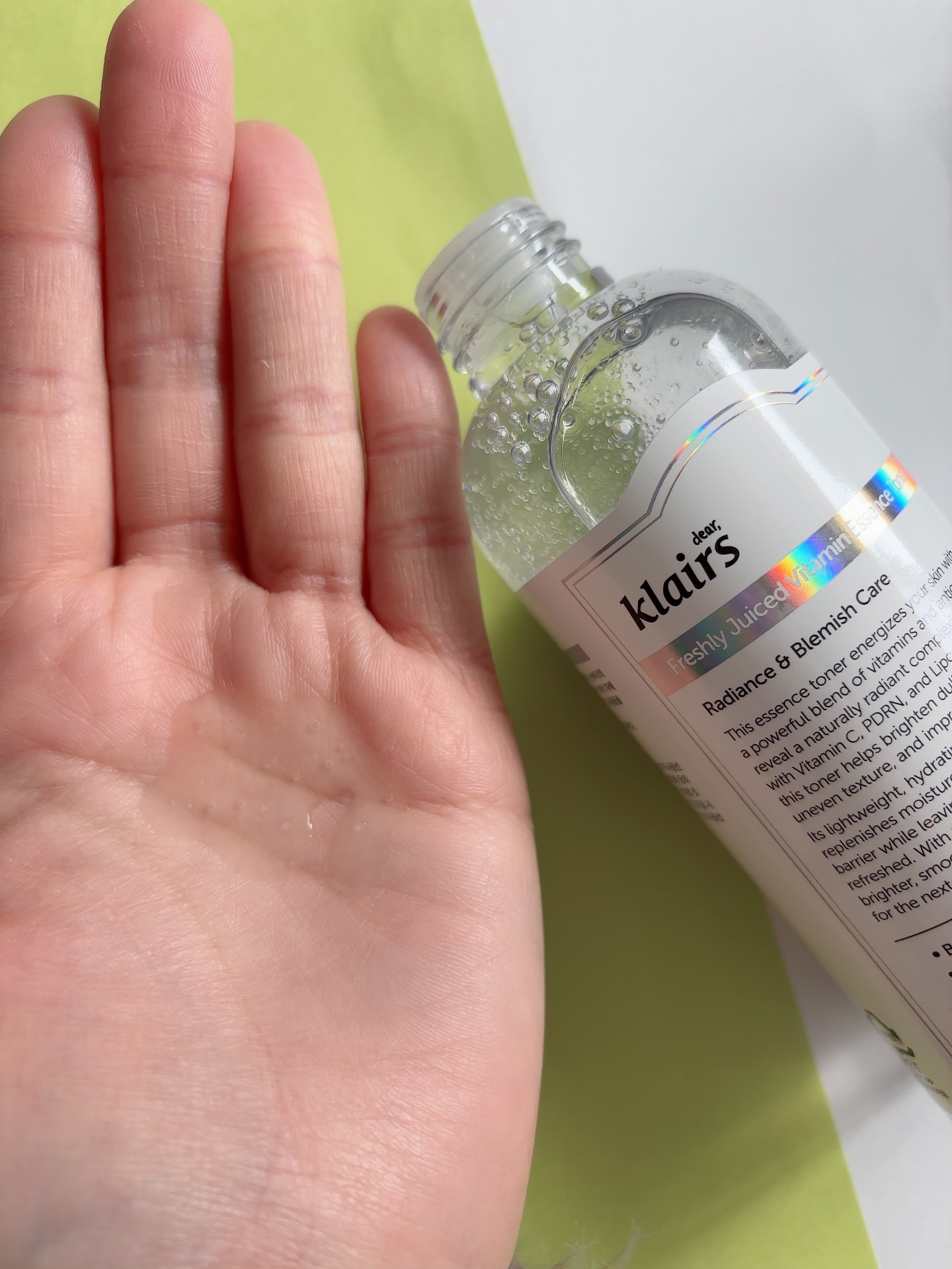 フレッシュリージュースドビタミンドロップ(35ml)/Klairs/美容液を使ったクチコミ（3枚目）